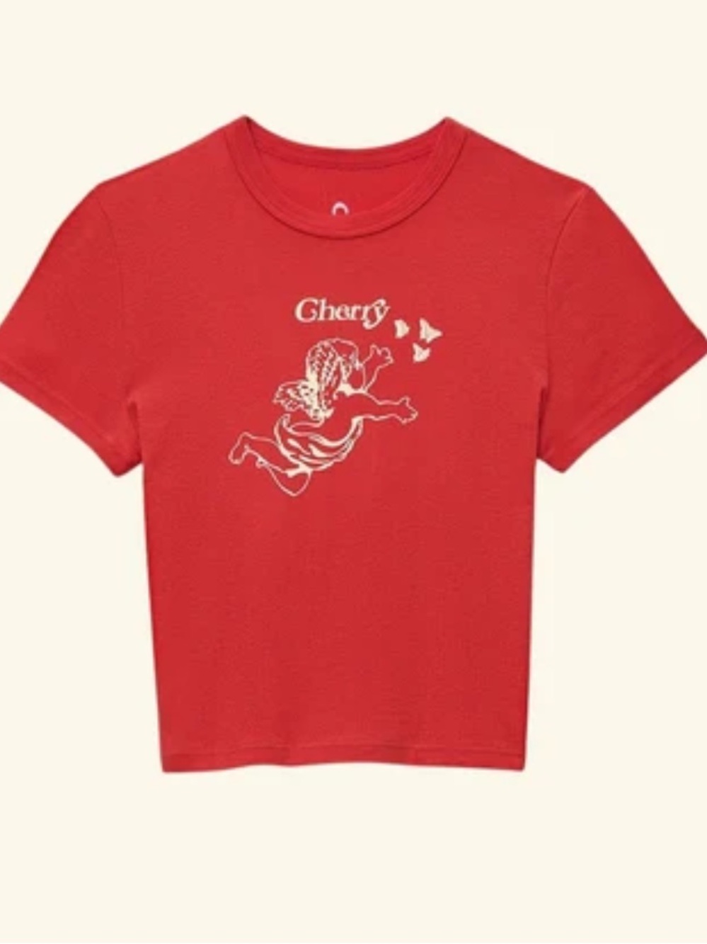 Cherry La baby tee